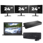 Dell Latitude 3420 - Intel Core i3 11. generace - 14 palců - 16GB RAM - 256GB SSD - Windows 11 Home + 3x Monitor 24 palců