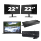 Dell Latitude 5420 - Intel Core i3 11. generace - 14 palců - 16GB RAM - 256GB SSD - Windows 11 Home + 2x Monitor 22 palců