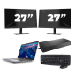 Dell Latitude 5420 - Intel Core i7 11. generace - 14 palců - 16GB RAM - 256GB SSD - Windows 11 Home + 2x Monitor 27 palců
