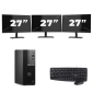Dell OptiPlex 7000 USFF - Intel Core i7 12. generace - 16GB RAM - 256GB SSD - Windows 11 + 3x Monitor 27 palců