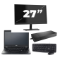 Fujitsu LIFEBOOK E5410 - Intel Core i5-10e generace - 14 palců - 8 GB RAM - 256 GB SSD - Windows 11 Home + 1x 27 palcový monitor