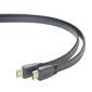 Kabelexpert HDMI samec-samec plochý kabel, 1,8 m, černý
