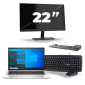 HP EliteBook 830 G8 - Intel Core i5 11. generace - 13 palců - 16GB RAM - 256GB SSD - Windows 11 + 1x Monitor 22 palců