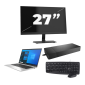 HP EliteBook 830 G8 - Intel Core i5 11. generace - 13 palců - 16GB RAM - 256GB SSD - Windows 11 Home + 1x Monitor 27 palců