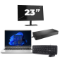 HP ProBook 445 G8 - AMD Ryzen 3 5400U - 14 palců - 16GB RAM - 256GB SSD - Windows 11 + 1x Monitor 23 palců
