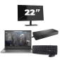 HP ZBook Firefly 15 G7 - Intel Core i7-10th Generation - 15 palce - 16 GB RAM - 256 GB SSD - Windows 11 + 1x 22 palcový monitor