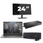 HP ZBook Firefly 15 G7 - Intel Core i7-10th Generation - 15 palců - 16 GB RAM - 256 GB SSD - Windows 11 + 1x 24 palců monitor