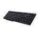 USB kabelová klávesnice 104 kláves, AZERTY Layout, černá, K-602