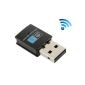 Bezdrátový N Mini USB adaptér, 300Mbps, Realtek 8192EU