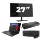 Lenovo ThinkPad A485 - AMD Ryzen 5 2500U - 14 palců - 8GB RAM - 256GB SSD - Windows 11 Home + 1x 27 palců Monitor