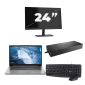 Lenovo ThinkPad T14 Gen 1 - AMD Ryzen 5 PRO 4650U - 14 palců - 8 GB RAM - 256 GB SSD - Windows 11 Home + 1x 24palcový monitor