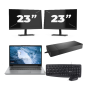 Lenovo ThinkPad T14 Gen 1 - AMD Ryzen 5 PRO 4650U - 14 palců - 8 GB RAM - 256 GB SSD - Windows 11 Home + 2x 23palcový monitor