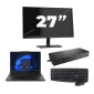 Lenovo ThinkPad X13 - Intel Core i5-10e generace - 13 palců - 8 GB RAM - 256 GB SSD - Windows 11 Home + 1x 27 palcový monitor