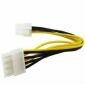 4pinový kabel samice na 8pinový samec CPU PSU, 15CM