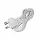 Napájecí kabel (EU) 2kolíkový, 1,5 metru, bílý