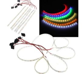 LED pásek pro modding pouzdra, 30cm, modrý, 4pinový molex