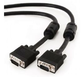 Prémiový VGA HD15M/HD15M dvojitě stíněný s 2*feritovým 10ft kabelem, černá barva