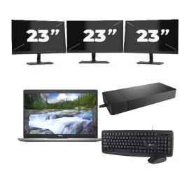Dell Latitude 5320 - Intel Core i5 11. generace - 13 palců - 16GB RAM - 256GB SSD - Windows 11 Home + 3x Monitor 23 palců