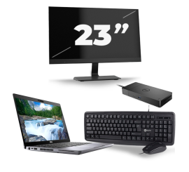 Dell Latitude 5410 - Intel Core i5-10th Generation - 14 palců - 16 GB RAM - 256 GB SSD - Windows 11 + 1x 23 palcový monitor