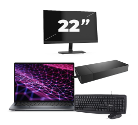 Dell Latitude 9430 - Intel Core i5 12. generace - 14 palců - 32GB RAM - 256GB SSD - Windows 11 Home + 1x Monitor 22 palců