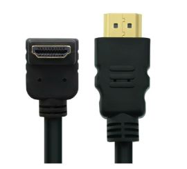 Kabel HDMI v2.0a 90°, výstup, pozlacený, M/M, 1,8 m