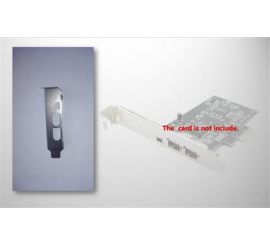 Nízkoprofilový držák pro 3portovou PCIe FireWire kartu