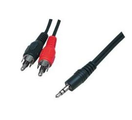Cablexper Jack 3,5 mm na RCA cinch Stereo, 5,0 m