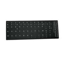 Samolepky na klávesnici notebooku FR černo-bílé
