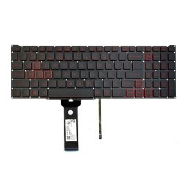 Notebooková klávesnice pro Acer Nitro AN515-54 AN517-51 s červeným podsvícením