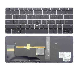 Notebooková klávesnice pro HP EliteBook 725 G3 820 G3 s pointstickem se stříbrným rámečkem