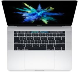 Apple MacBook Pro (15 palců, 2017) - Intel Core i7 - 16 GB RAM - 512 GB SSD - Touch Bar - 4x Thunderbolt 3 - stříbrný - 2letá záruka