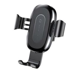 Bezdrátová nabíječka Baseus Gravity Car Mount Univerzální příslušenství Černá/stříbrná