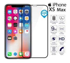 Ochranné 3D tvrzené sklo pro iPhone XS Max 9h – černé