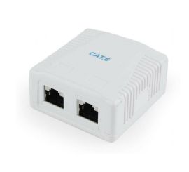 CAT6 FTP 2portový box pro povrchovou montáž