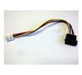 Napájecí kabel 4-pin Floppy FDD samice na 4-pin IDE samec, 15 cm