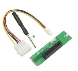 Rozšiřující karta NGFF (M-Key) na PCI-E 4X s napájecím kabelem (LM-141X-V1.0)