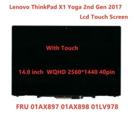Originální 14,0 LED 3K KOMPLETNÍ LCD celá sestava pro Lenovo ThinkPad X1 Yoga 2nd 2017 01AX897"