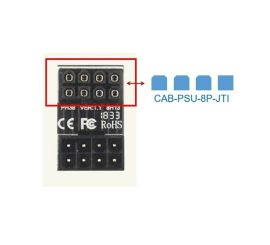 8kolíkový port PSU grafické karty 180 otočný adaptér F/M, in