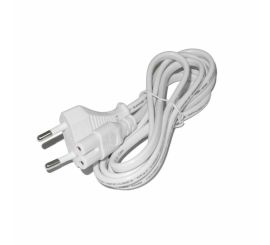 Napájecí kabel (EU) 2kolíkový, 1,5 metru, bílý