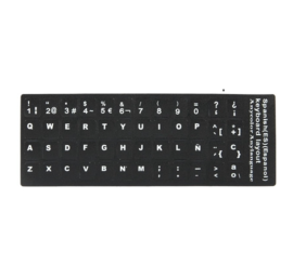 Qwerty es klávesnice samolepka