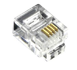 RJ11 konektor 6P4C (100ks)