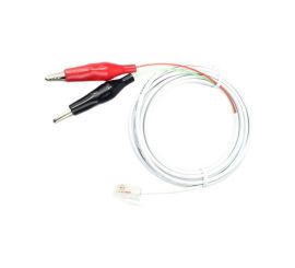 RJ11 Samec na 2*Aligátor Clips testovací kabel, 1,5M