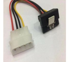 Napájecí kabel Molex Male na 90° SATA