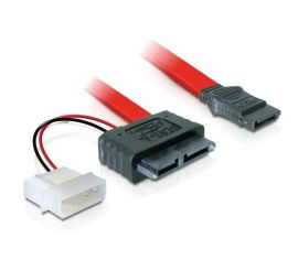 SATA s napájením Molex na kabel Slimline SATA