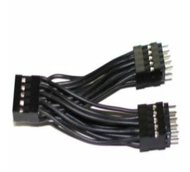 9kolíkový HD Audio Interní Header Y Splitter kabel 10cm