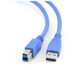 Cableexpert USB 3.0 USB 3.0 A samec do B samec, modrý, 1,8M