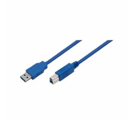 USB 3.0 A samec na B samec, modrý, 3M, CU0046