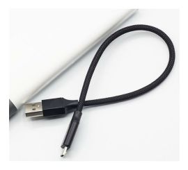 USB 2.0 Micro USB kabel, 200 mm, pro powerbanku a podobně
